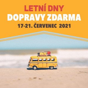 Lentí dny dopravy zdarma 17.-21.7.2021