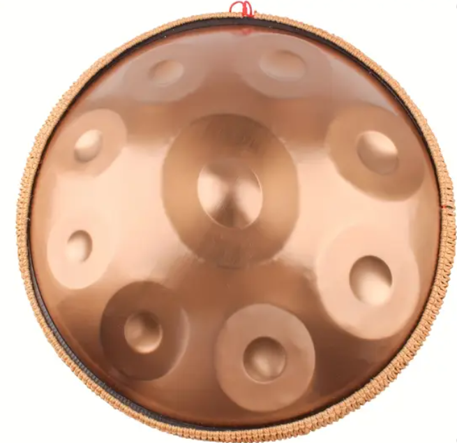 Autentický Handpan D Kurd Minor 440hz 9 tónů 46 cm