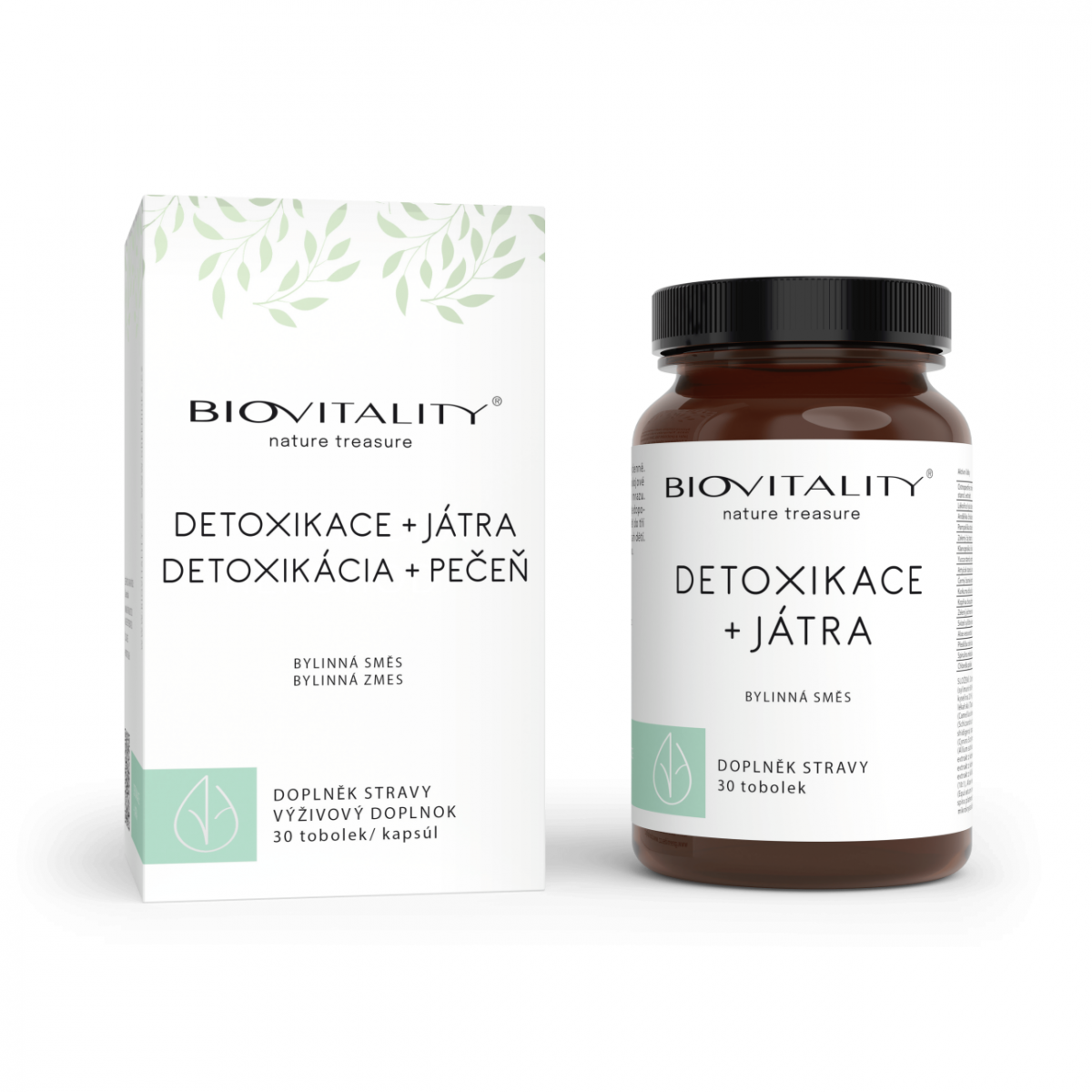 Biovitality DETOXIKACE + JÁTRA - normální funkce jaterní tkáně