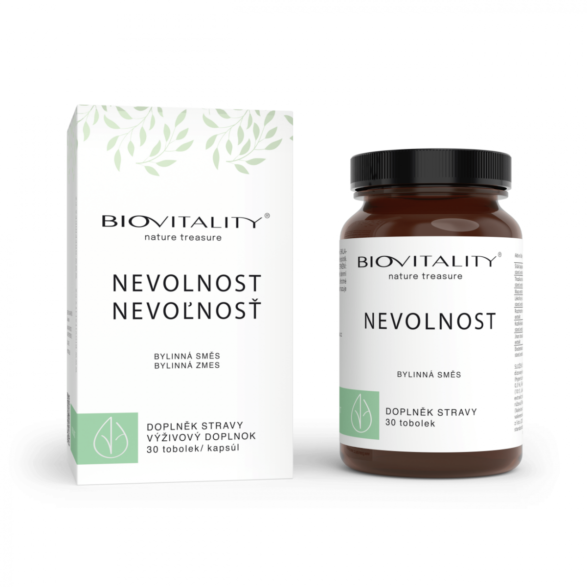 Biovitality NEVOLNOST - rychlá úleva od pocitu na zvracení