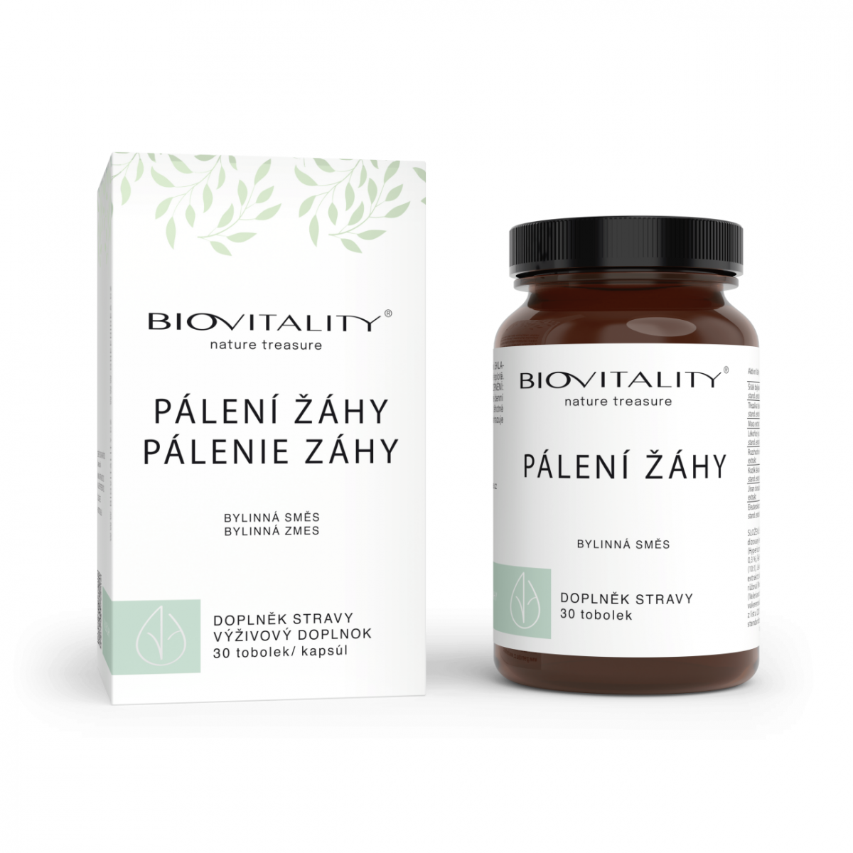 Biovitality PÁLENÍ ŽÁHY - bylinný komplex proti pálení žáhy