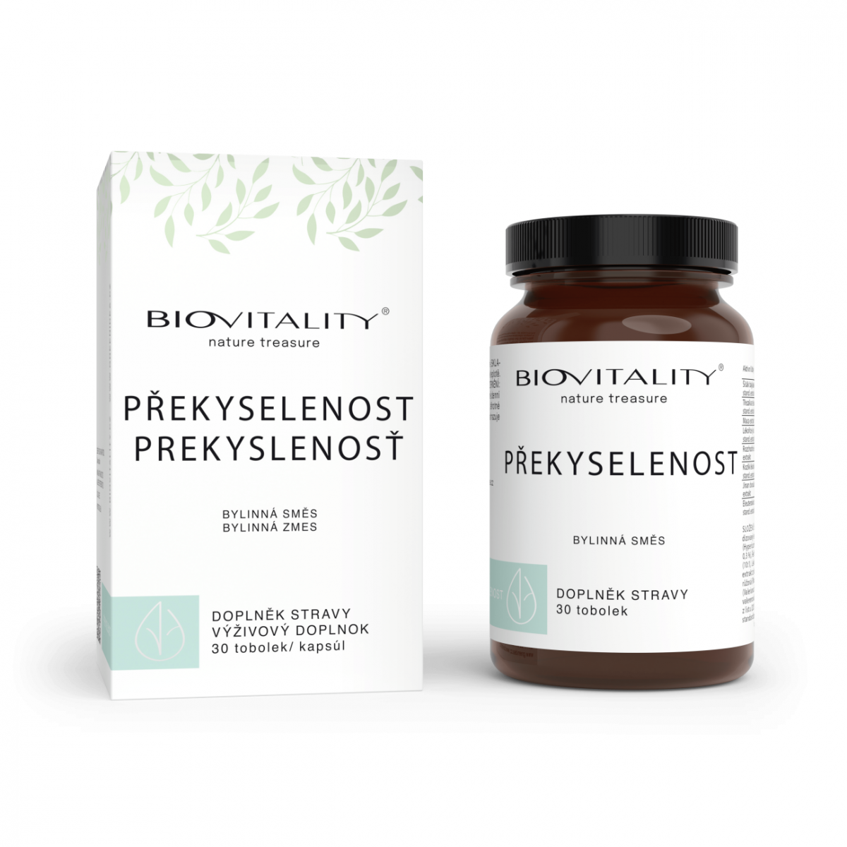 Biovitality PŘEKYSELENÍ - bylinná směs při překyselení