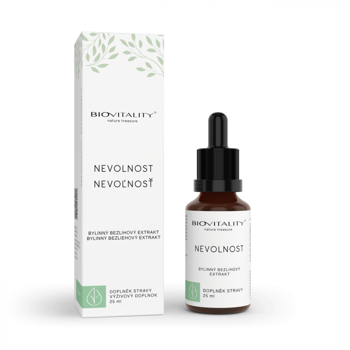Biovitality tinktura - NEVOLNOST - kapky, 25ml