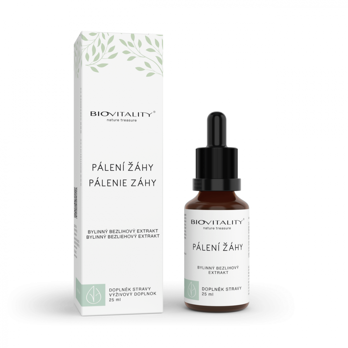 Biovitality tinktura - PÁLENÍ ŽÁHY - kapky, 25ml