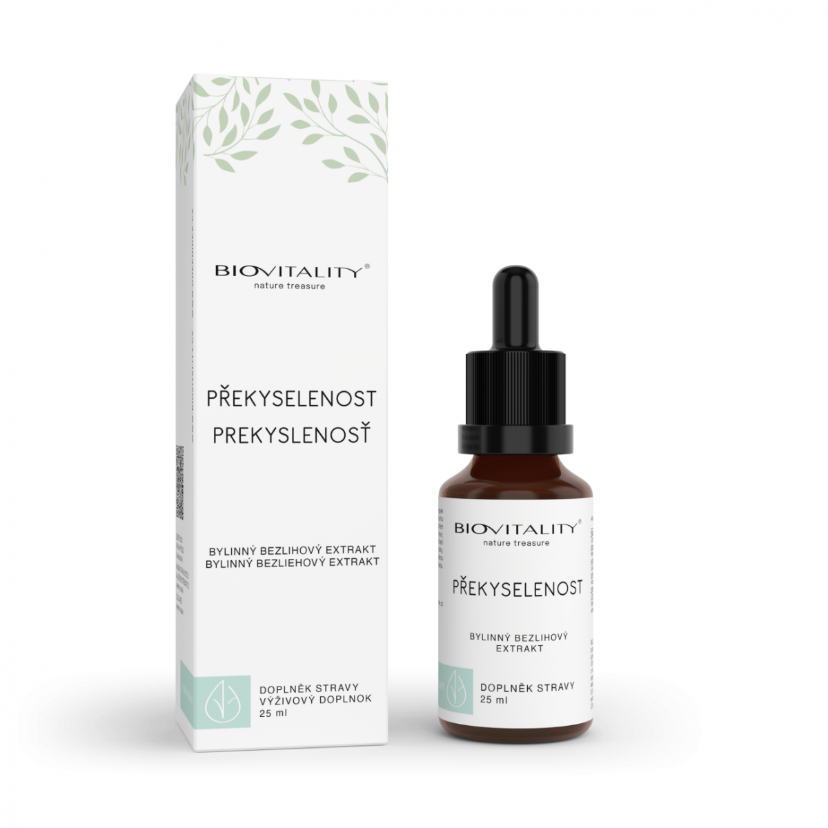Biovitality tinktura - PŘEKYSELENÍ - kapky, 25ml