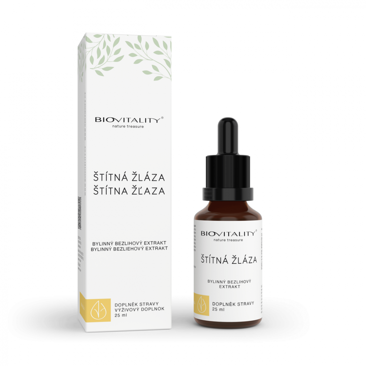 Biovitality tinktura - ŠTÍTNÁ ŽLÁZA - kapky, 25ml