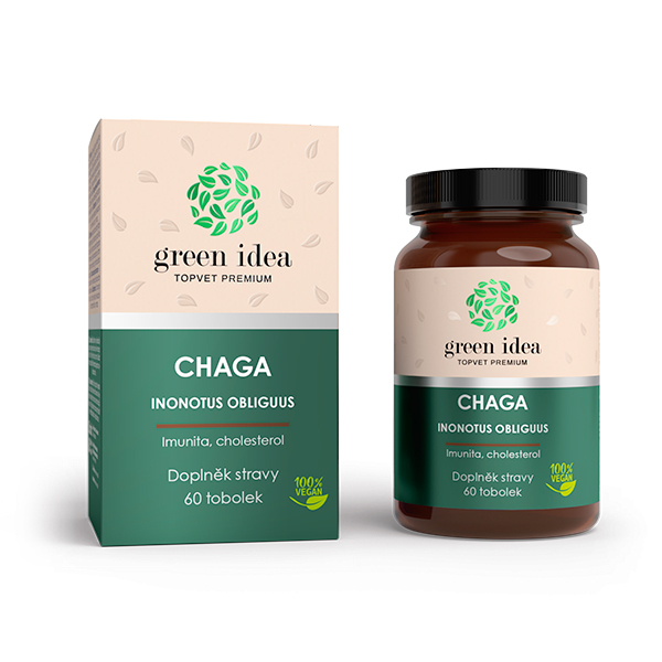 CHAGA - Cholesterol, posílení imunitního systému - Kapsle