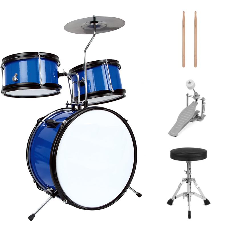 Dětská bicí souprava Kera Audio ZPD-3 modrá 