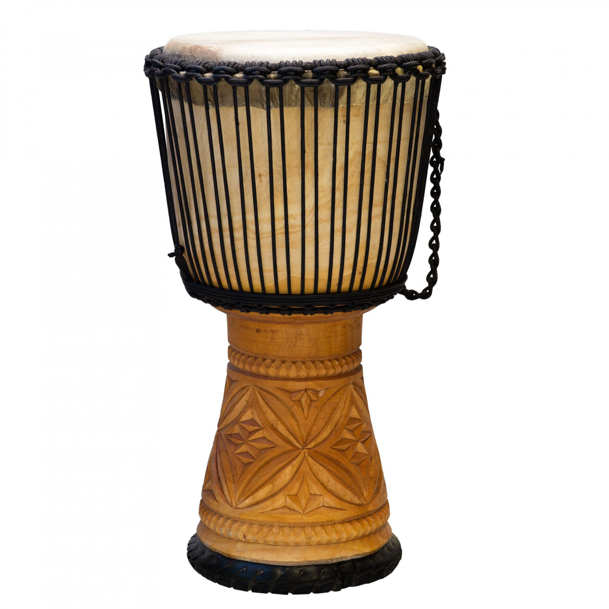 Djembe mistr Mali styl XXL- Výška 65cm, průměr 35-36cm