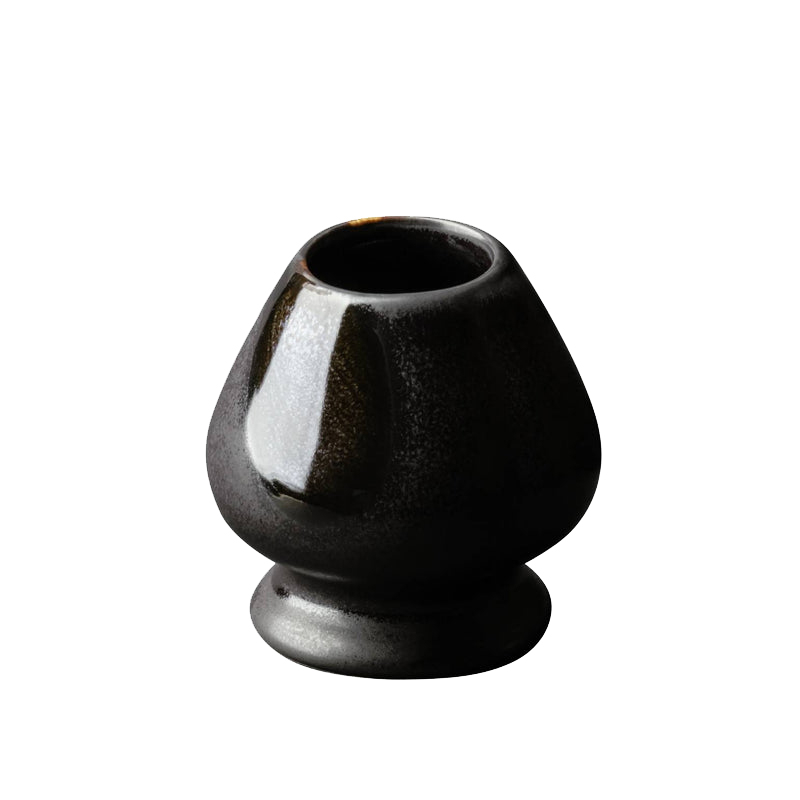 Držák na matcha šlehačku „Kuro“ (chasentate) – lesklý černý