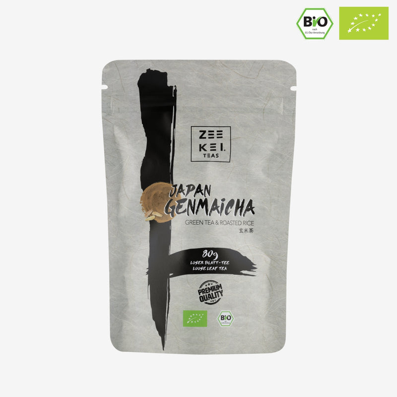 Genmaicha zelený čaj BIO - sypký listový čaj 80 g (Bancha + pražená rýže)