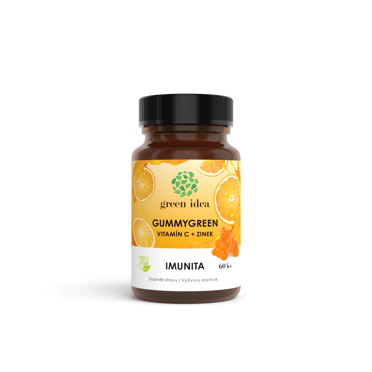 GUMMYGREEN - Vitamin C a Zinek, 60ks