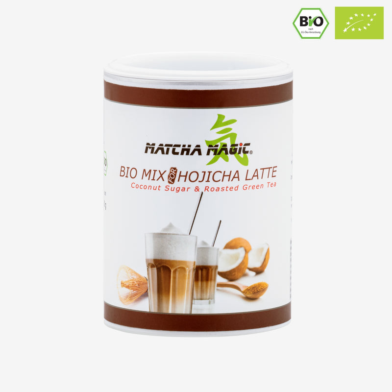 Hojicha Latte BIO směs – 200 g (pražený zelený čaj + kokosový cukr)