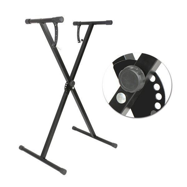 KA-LINE Q-1XC – černý X stojan na klávesy, nosnost 18 kg