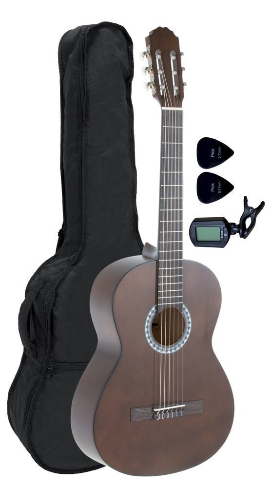 Klasická kytara GEWA Classical guitar PACK 4/4 walnut