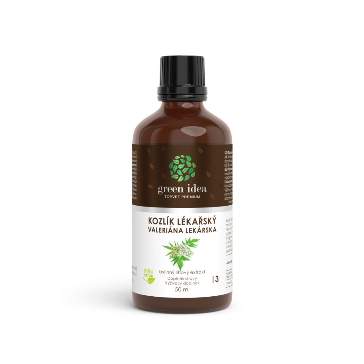 Kozlík lékařský tinktura - kapky 50 ml Topvet