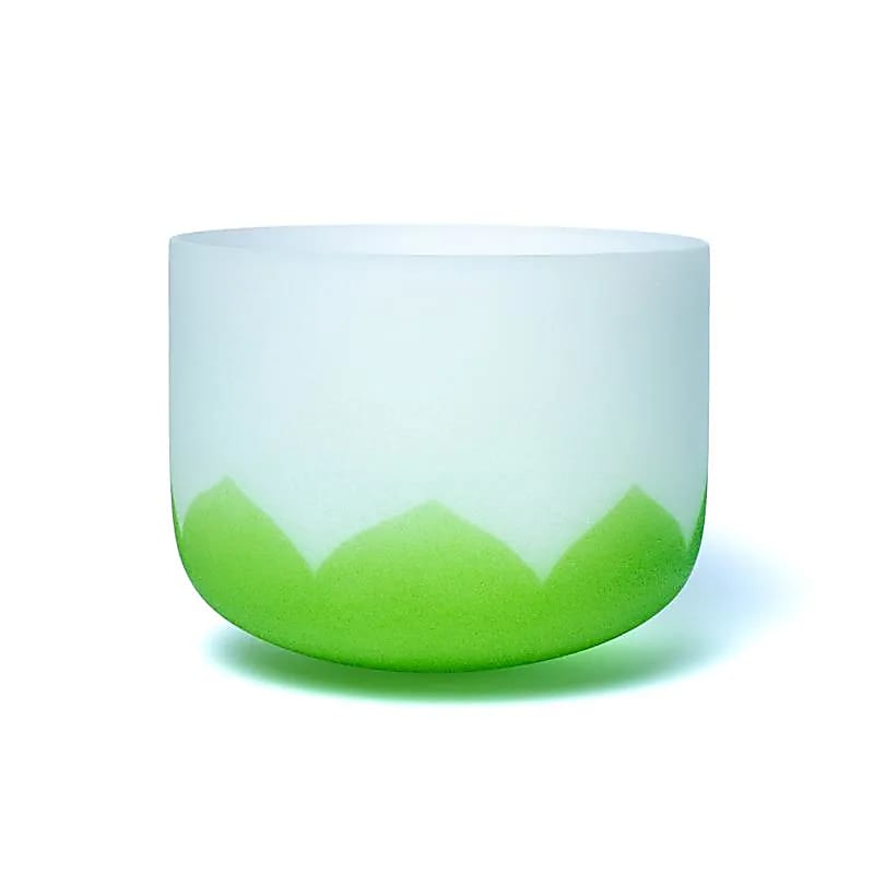 Krystalová zpívající miska Lotos - Chakra 4 - 30cm, F-tón, 432Hz