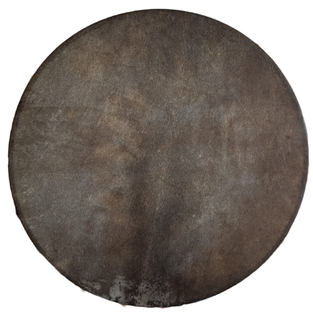 Laditelný šamanský buben 46 cm Vrba– Jelení kůže – s energetickým kamenem – Petrovič Drums