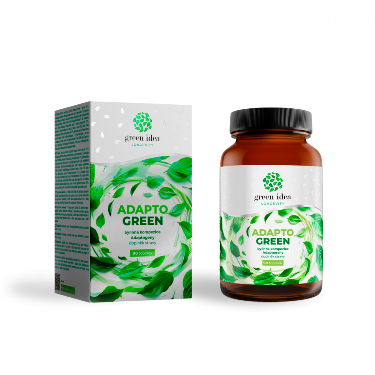 Longevity ADAPTO GREEN - Odolnost vůči stresu - Kapsle