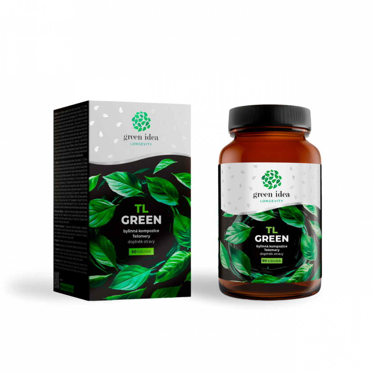 Longevity TL GREEN - Podporuje aktivitu enzymu telomeráza - Kapsle