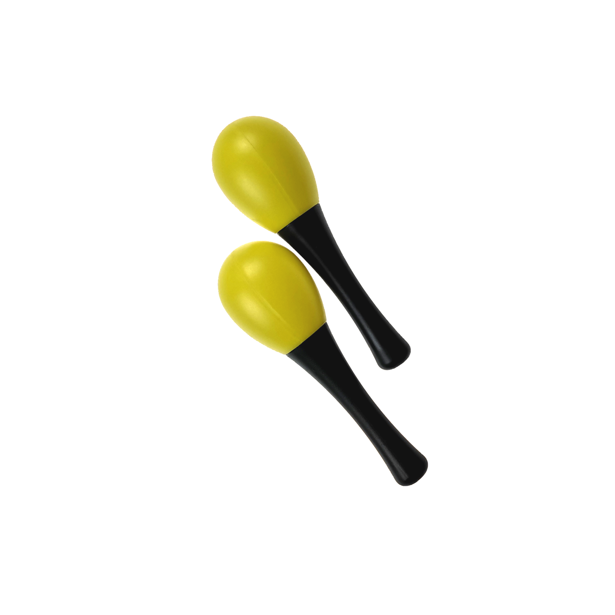 Maracas z plastu žluté, 2 ks