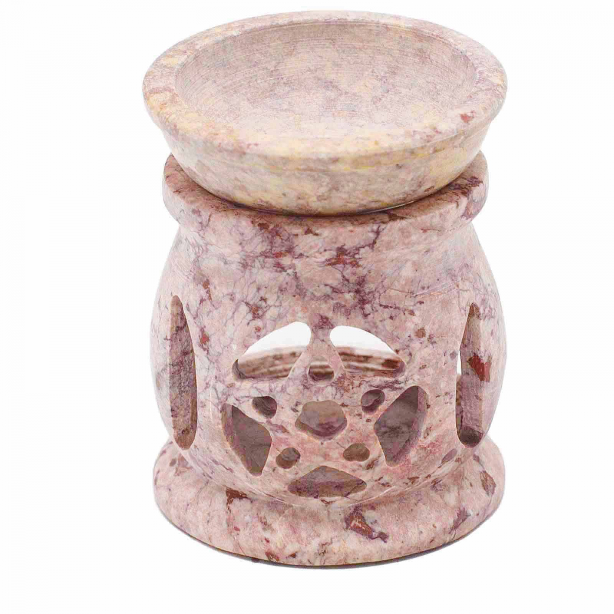 Mastková Aroma Lampa 8cm - Trojitý Měsíc Pentagon