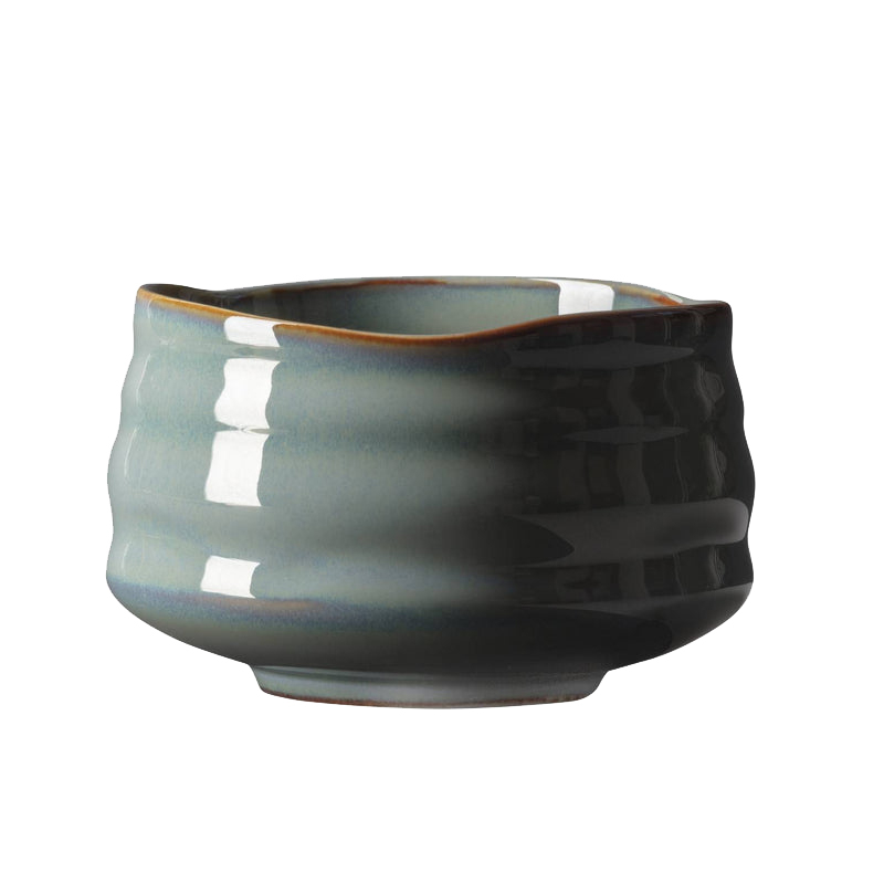 Matcha miska „Tiruburu“ (chawan) – 430 ml, modrozelená