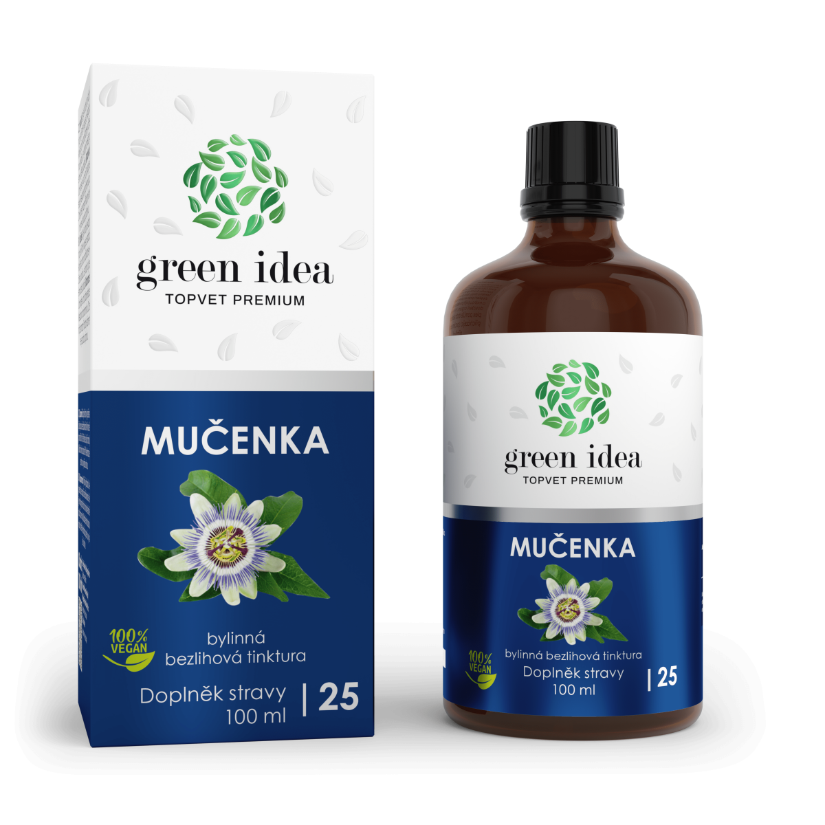 Mučenka - bezlihová tinktura - Navození spánku, relaxace
