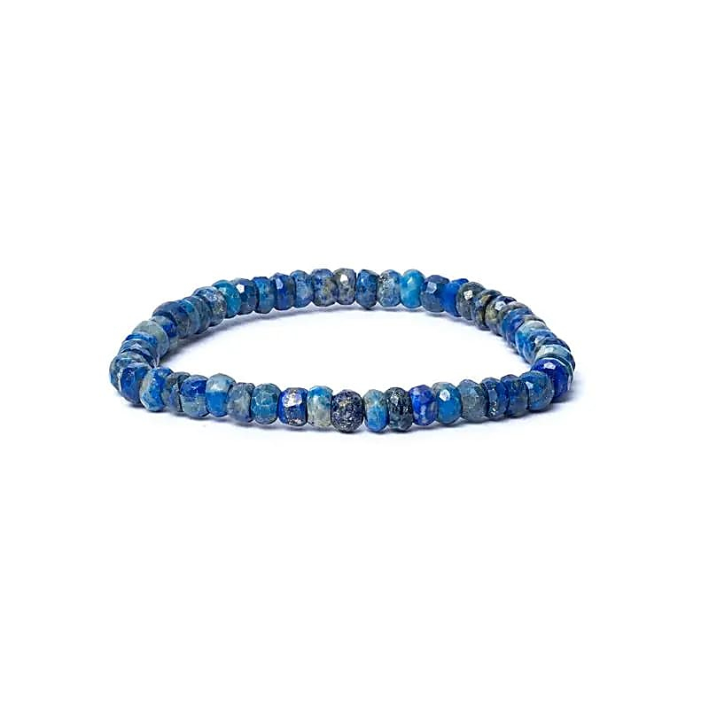 Náramek - Lapis lazuli fasetový AA kvalita, 6mm