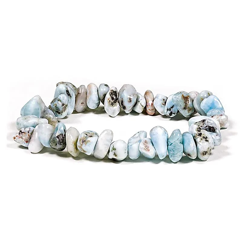Náramek - Larimar - drobné kousky