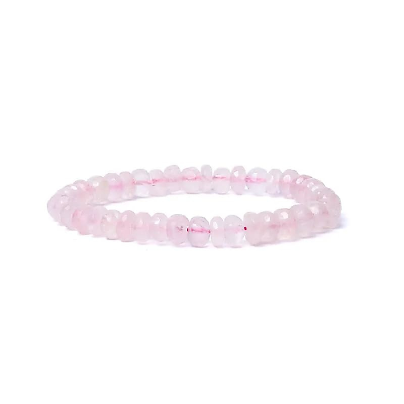 Náramek - Růženín faceted AA kvalita, 8mm