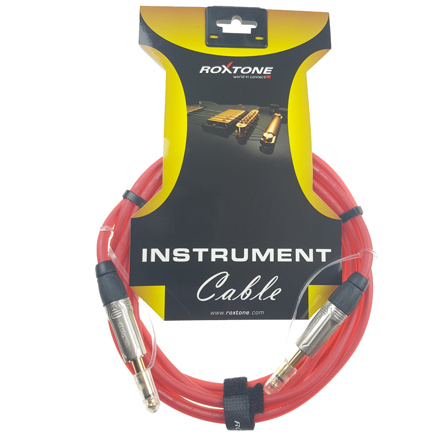 Nástrojový kabel Roxtone – Jack 6.3mm/Jack 6.3mm TGJJ100L5 TRD9 5m