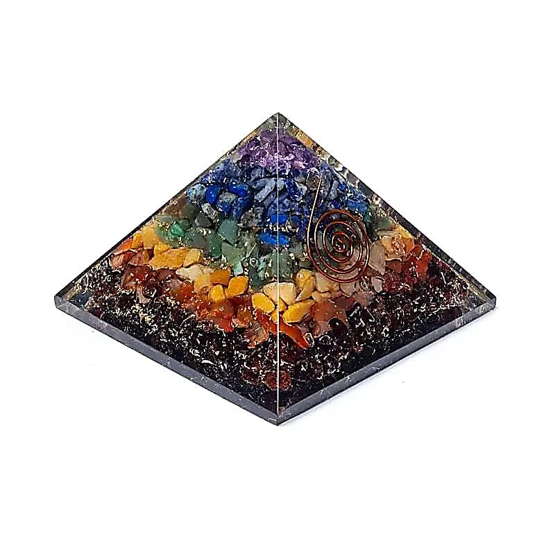 Orgonitová pyramida – 7 čaker