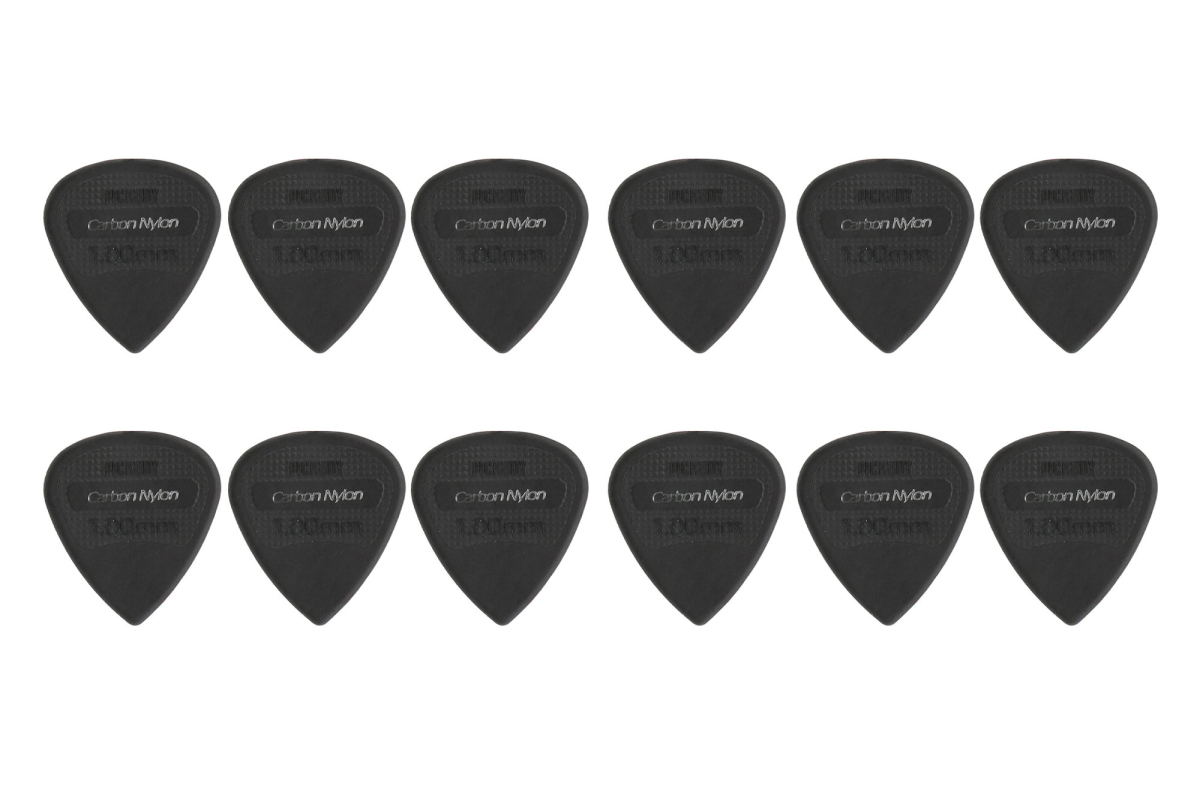 Pick Boy Carbon Nylon 1 mm – sada 12 ks kytarových trsátek