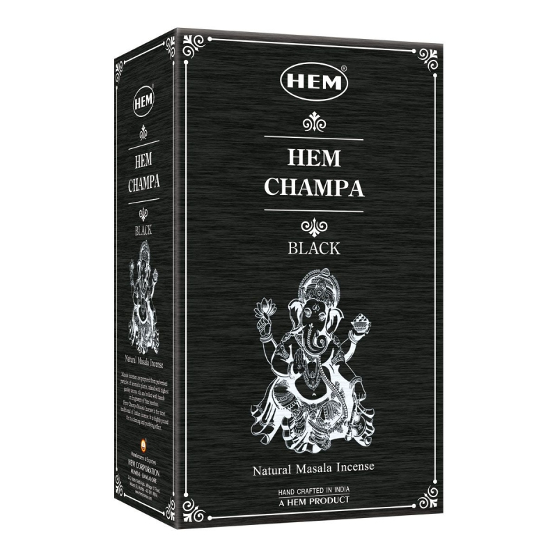 Prírodné Masala vonné tyčinky HEM - Champa Black