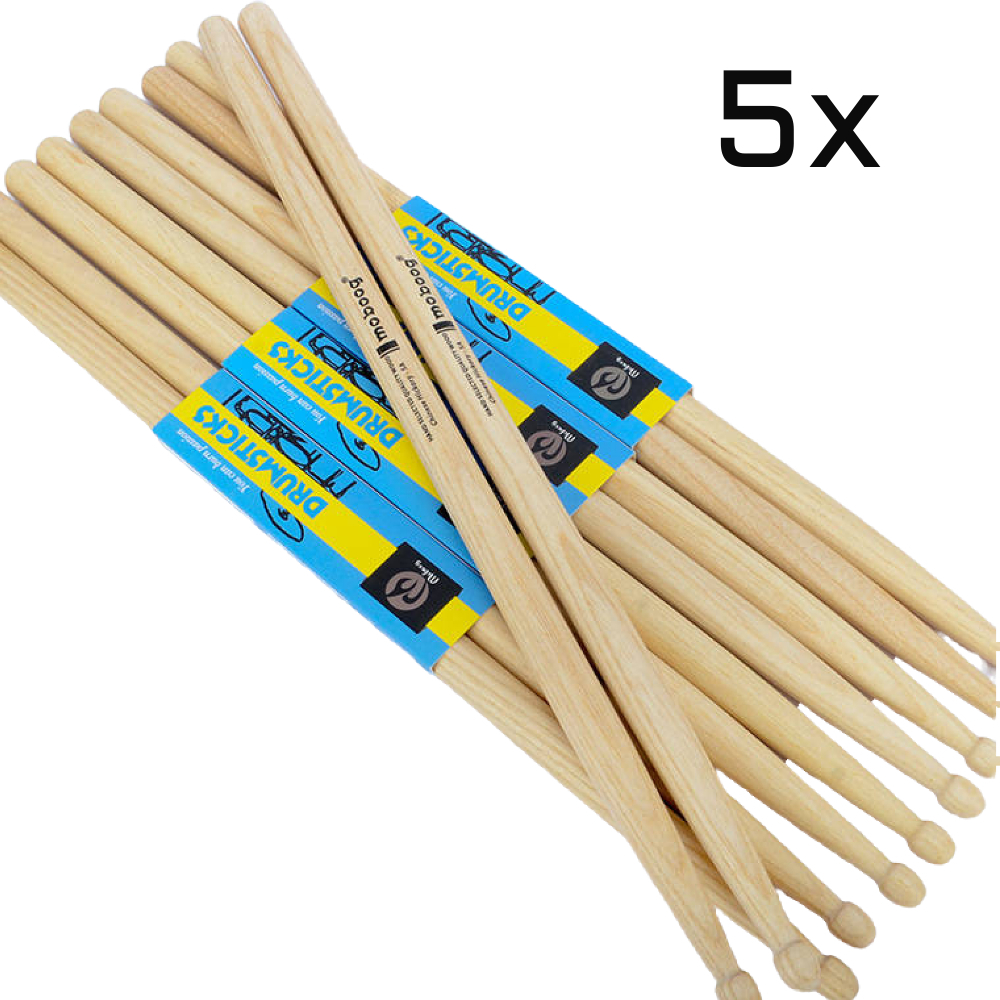 Sada 5ks Moboog Premium Drumsticks 7A javor