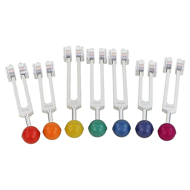 Sada ladiček s hmotností - 7 čaker (Chakra Set) 17,5 - 21,5 cm