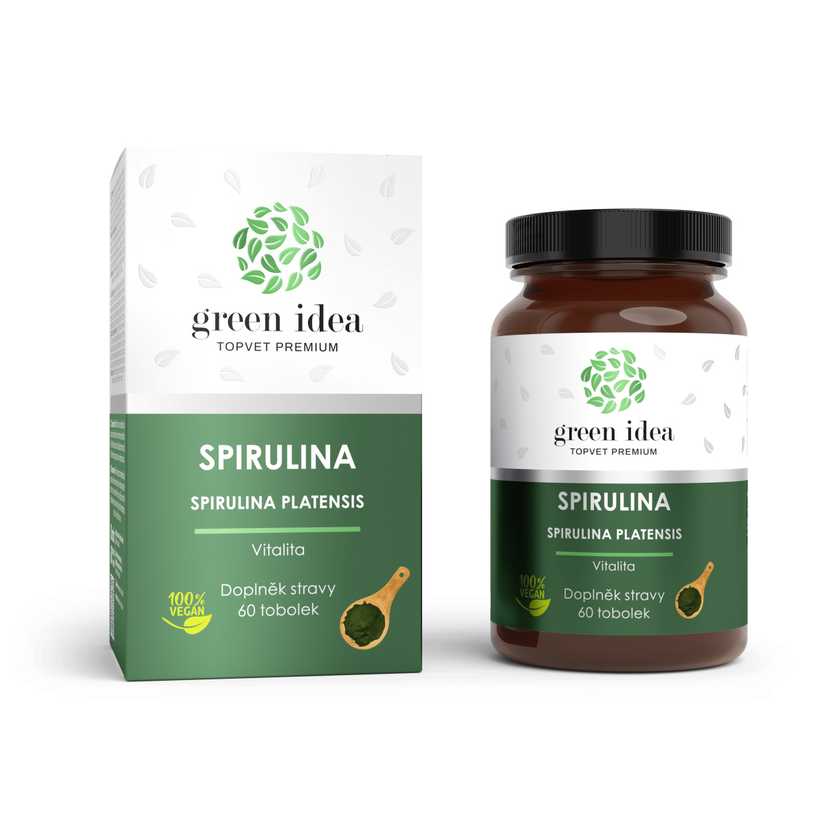 Spirulina bylinný extrakt - Vitalita - Kapsle