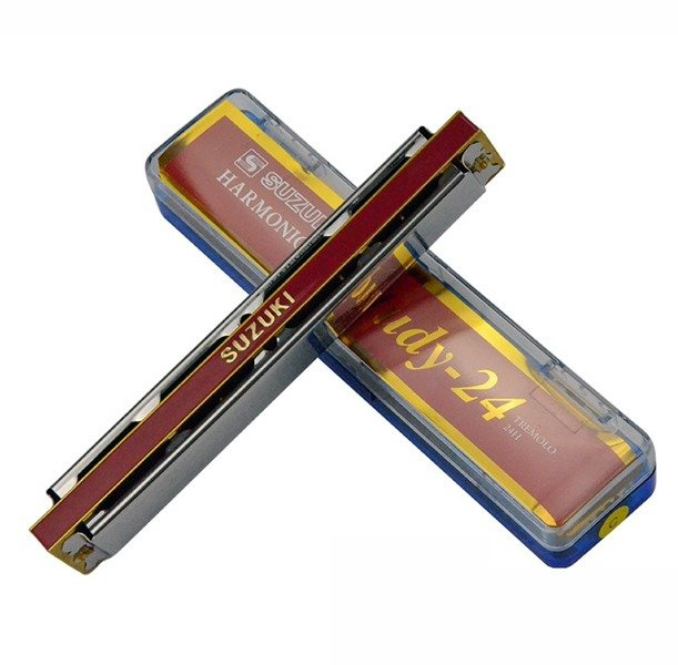 Suzuki Tremolo harmonika Study-24 ladění C