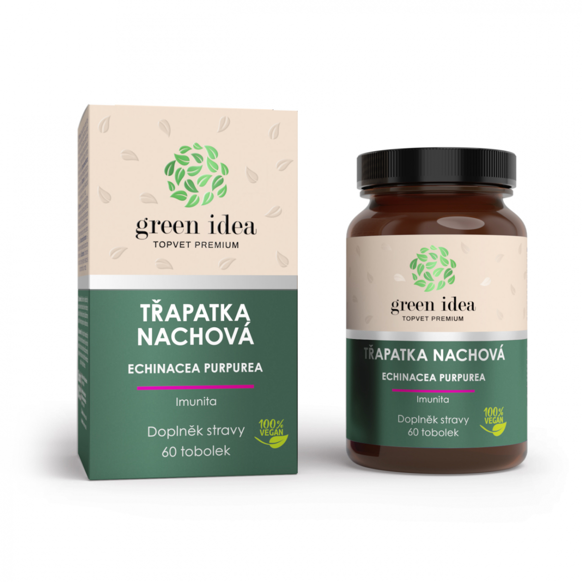Třapatka bylinný extrakt - Imunita, dýchací systém - Kapsle