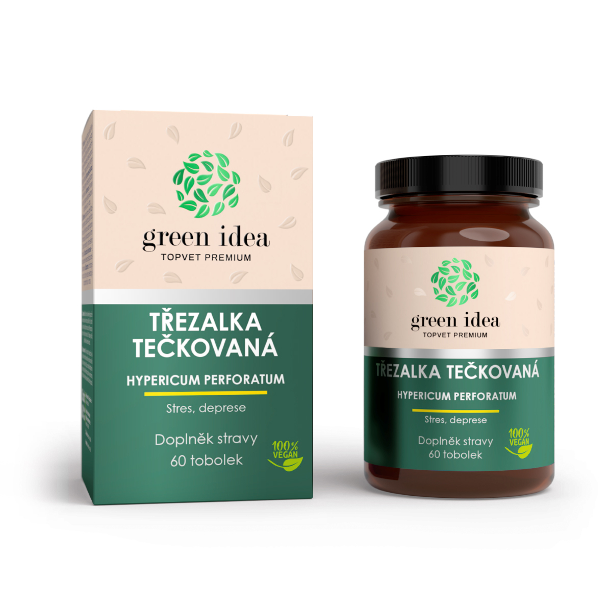 Třezalka tečkovaná bylinný extrakt - Při emoční nerovnováze - Kapsle