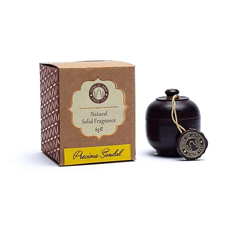 Vonný krém Sandalwood v dřevěné dóze, 6 g