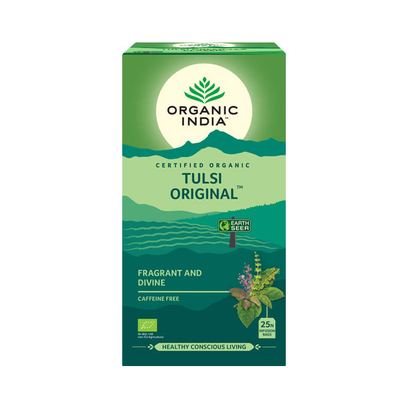 Ajurvédský čaj Original Tulsi Tea, Organic Indie, 25 sáčků