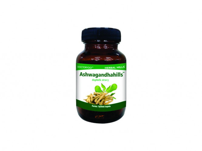 Ashwagandhahills 60 kapslí Herbal Hills - Energie – vitalita, duševní zdraví, stres a spánek
