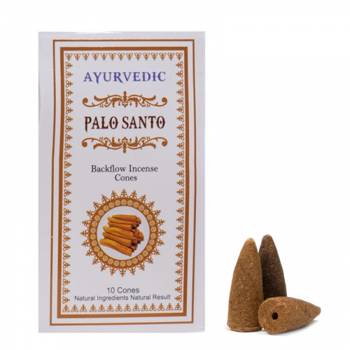 Vonné kužely tekoucí dým AYURVEDIC Palo Santo