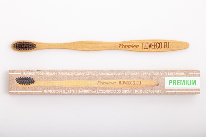 Bambusový zubní kartáček Premium – extra měkký
