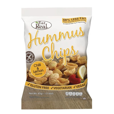 Hummus chips chilli a citron 45 g Eat Real 
