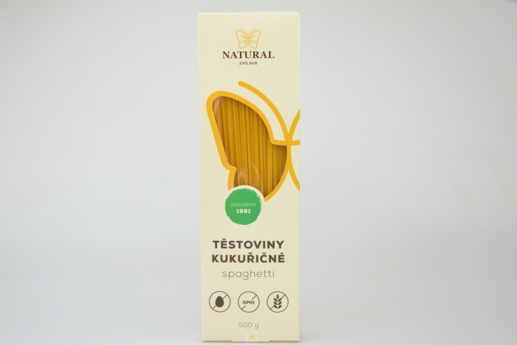 Těstoviny kukuřičné Spaghetti bezlepkové 500 g Natural