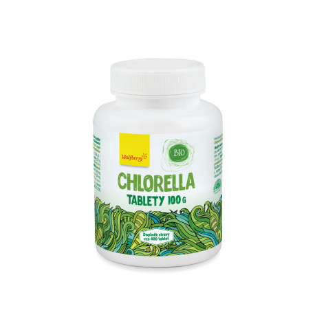 Chlorella BIO 100 g Wolfberry tablety 