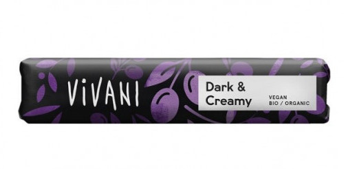 Čokoláda hořká krémová BIO vegan - 35g Vivani